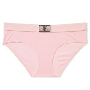 VS Logo Cotton Shine Patch Hiphugger Panty